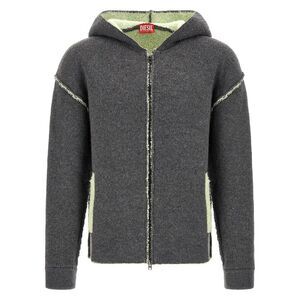 Diesel Gray Wool Men's Sweatshirt